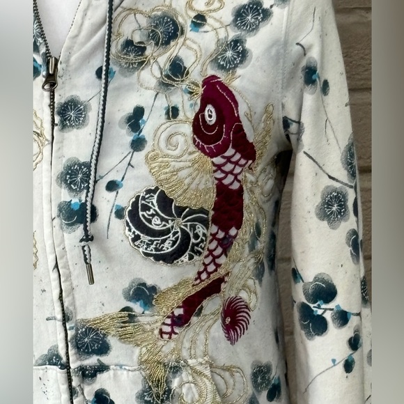 Lucky vintage zip front hoodie S - Picture 4 of 16